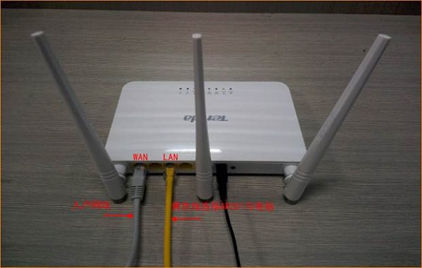 宽带是入户网线接入时,腾达AR301路由器正确连接方式 宽带是入户网线接入时,腾达AR301路由器正确连接方式